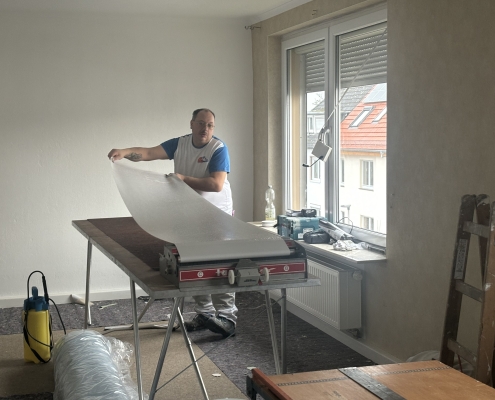 Tapezierarbeiten von einem Fachmann wie Malermeister Patrick Seydler garantieren das perfekte Ergebnis