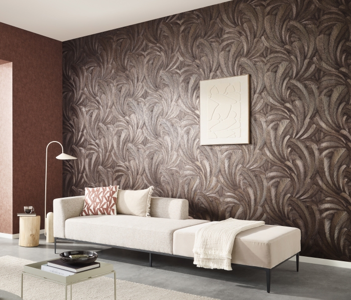 Schmeichelnd-warme Tapeten schaffen Geborgenheit - www.erismann.de