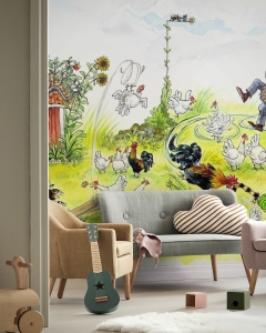 Aus den Kinderbüchern Pettersson und Findus - © Photowall, Minute des Hahns